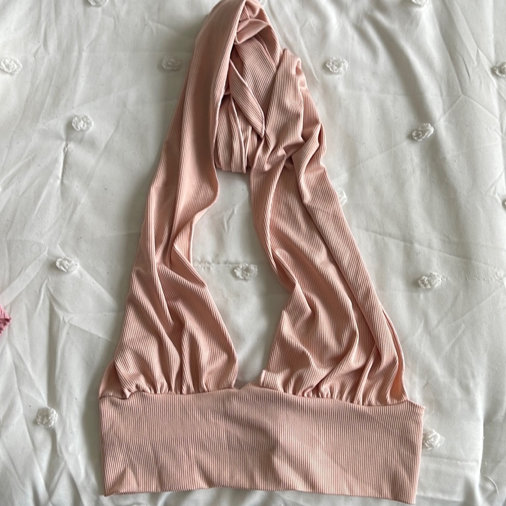Crossover Halter Top